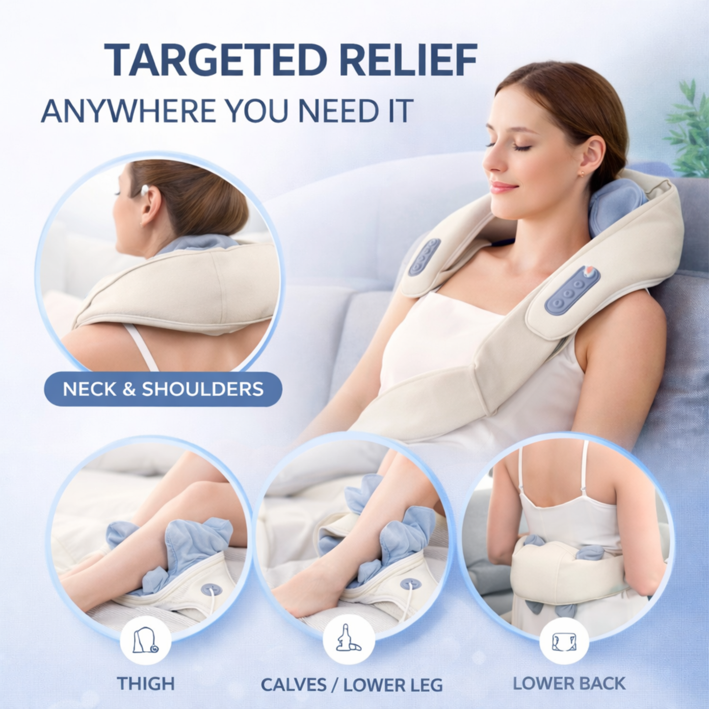 Neck And Shoulder Massager Wireless