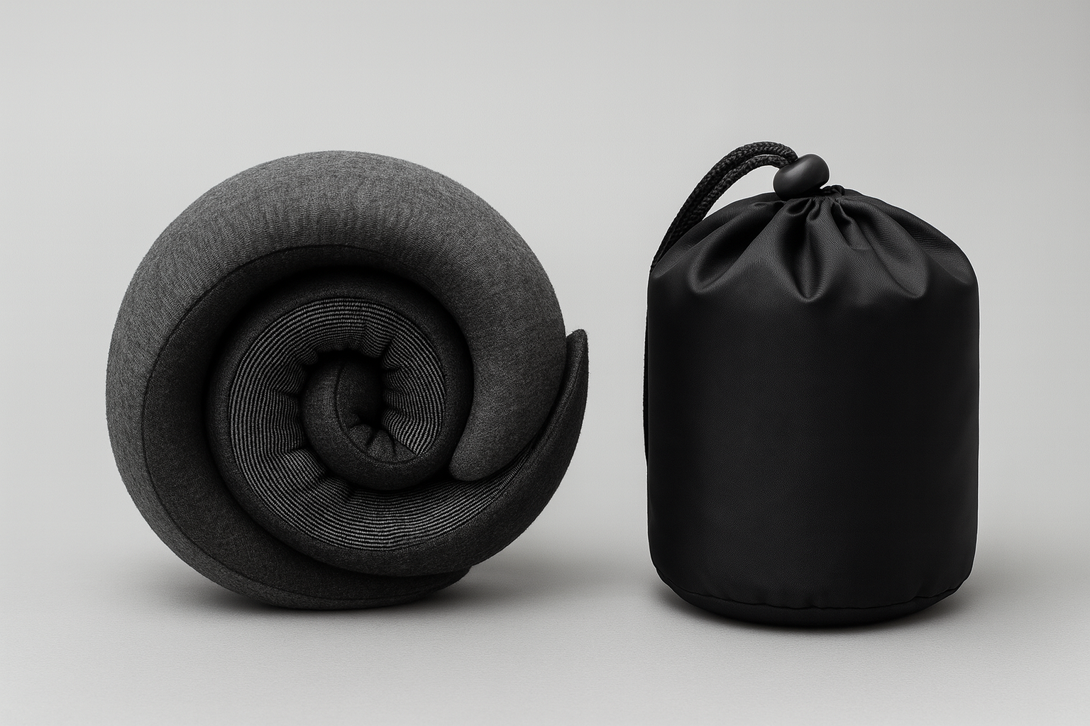 Memory foam travel neck pillow, ergonomic U-shape