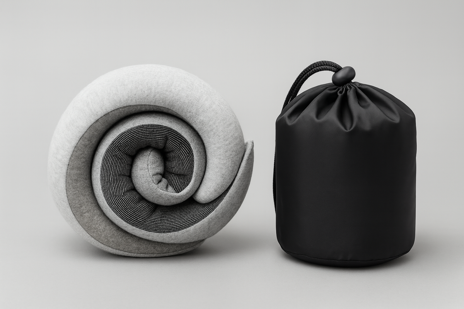 Memory foam travel neck pillow, ergonomic U-shape