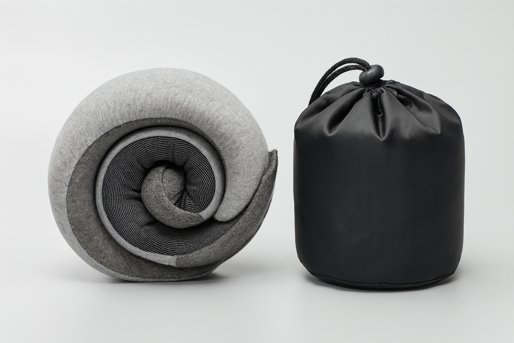 Memory foam travel neck pillow, ergonomic U-shape