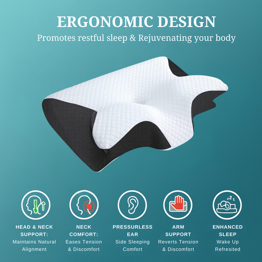 Memory Foam Pillow – Contoured Support